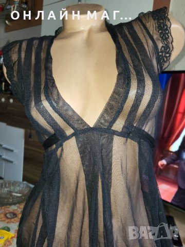 Тюл нощничка  c/м, снимка 2 - Корсети, бюстиета, топове - 36714662