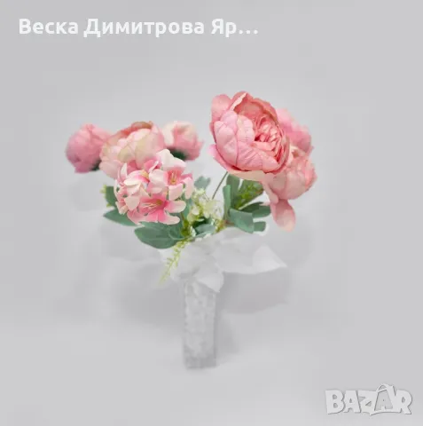 Изкуствени букети с божури – Елегантна и вечна красота за всяко пространство, снимка 4 - Изкуствени цветя - 50322139