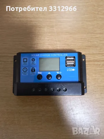 PWM контролер за соларен заряд 12/24V, 30A, снимка 2 - Друга електроника - 55891582