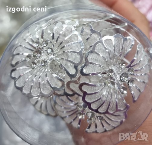 Фуркети голямо метално цвете- модел 1 , снимка 1