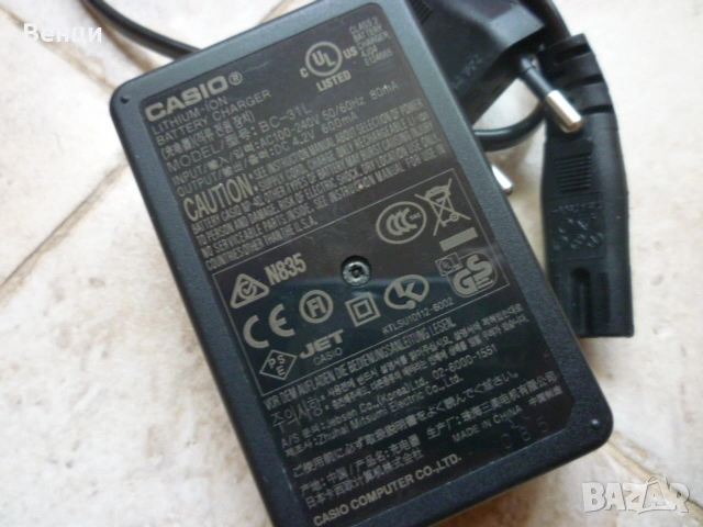 Зарядно за батерия/фотоапарат CASIO, снимка 5 - Батерии, зарядни - 53040903