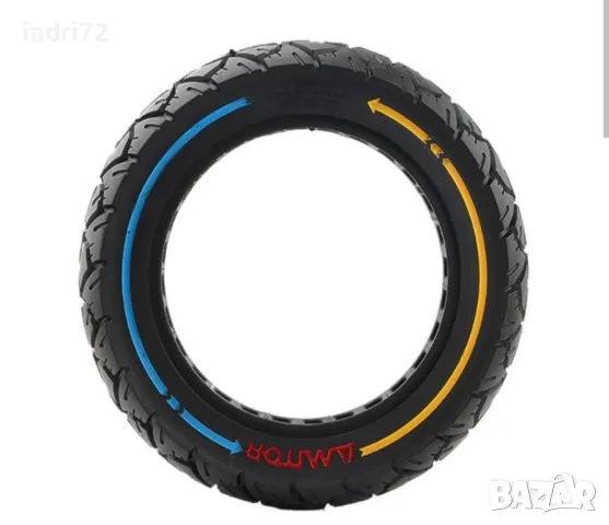 Еластична плътна гума 10х2.5 46мм за електрическа тротинетка, снимка 2 - Други спортове - 48652467