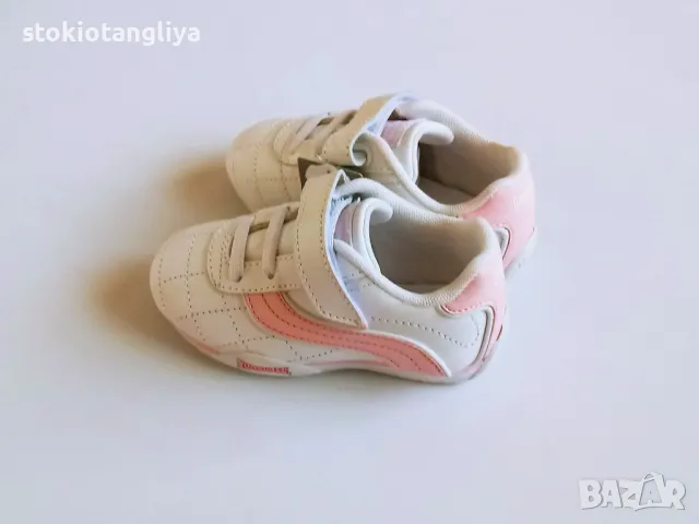 Бебешки маратонки за момиче, 21 номер, естествена кожа, снимка 4 - Детски маратонки - 49930322