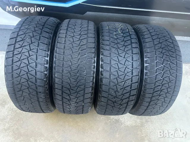 4бр. ПОЧТИ НОВИ ЗИМНИ ГУМИ  BRIDGESTONE BLIZZAL 235/55/R18 100T -8мм.