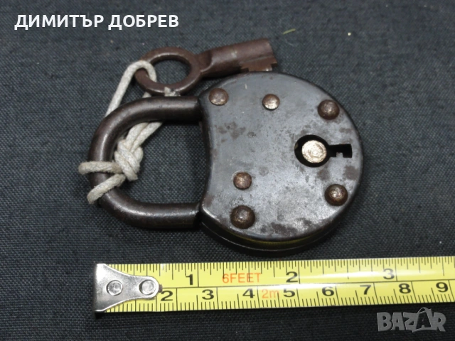 СТАР РЕТРО КАТИНАР С КЛЮЧ , снимка 4 - Антикварни и старинни предмети - 53022290