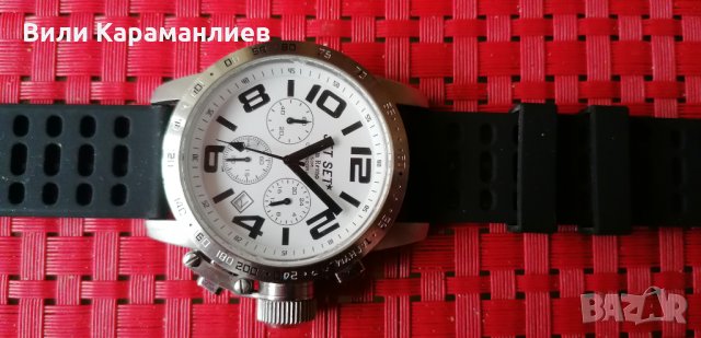 Мъжки часовник с хронограф Jet Set San Remo, снимка 5 - Мъжки - 30720392