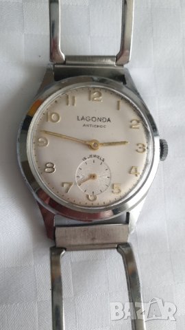 Мъжки часовник Lagonda 15 jewels, снимка 8 - Антикварни и старинни предмети - 42842626