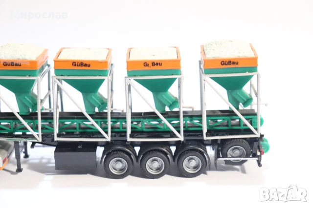 HERPA 1:87 H0 MAN ТИР КАМИОН ИГРАЧКА КОЛИЧКА МОДЕЛ, снимка 3 - Колекции - 50767219