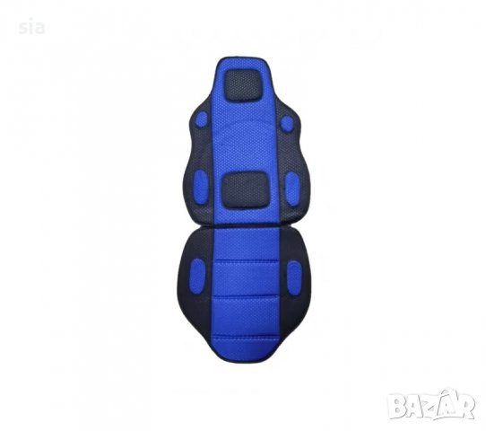 Масажор за седалка 2бр., калъф за волан, протектори, тапицерия,2бр., комплект за автомобил, 3в1, син, снимка 4 - Аксесоари и консумативи - 39627026