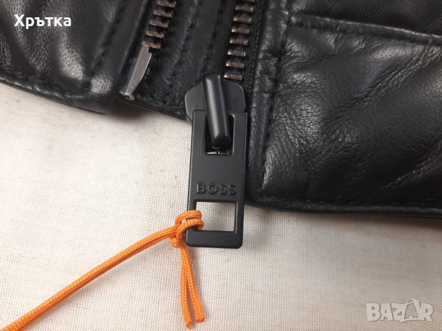 Hugo Boss John In - Оригинално мъжко кожено яке размер 50, 52, снимка 10 - Якета - 53298342