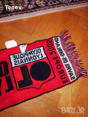 Олимпик Лион ПСВ Айндховен 2005 Шампионска Лига оригинална шал Lyon PSV Eindhoven , снимка 7 - Футбол - 35417597