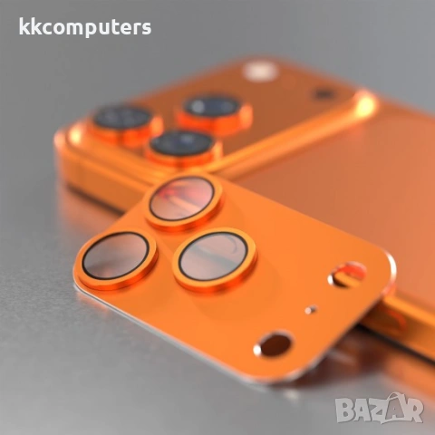 Etteri протектор задна камера пълна защита за iPhone 17 Pro Max (6.9), оранжев, снимка 2 - Фолия, протектори - 54158003