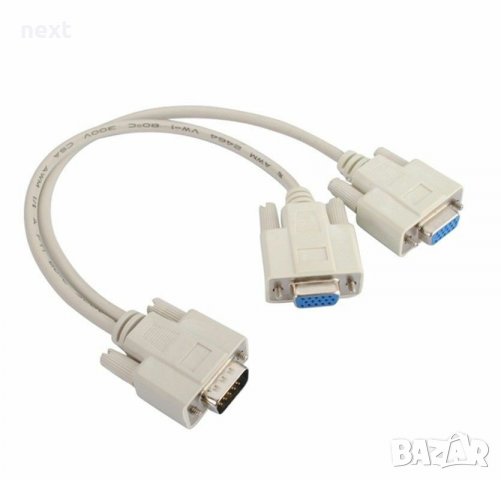 VGA Сплитер Splitter, снимка 2 - Кабели и адаптери - 32124545