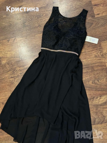Официална черна рокля , снимка 3 - Рокли - 44586119