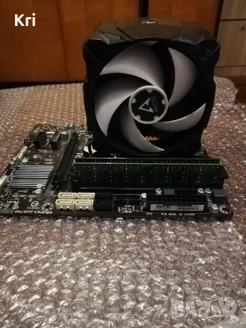 Комплект Процесор i7 4770, Дъно Gigabytes, Рам 16GB 1600mhz и Охладител Arctic