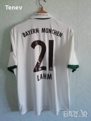 Bayern Munich Lahm Adidas оригинална тениска фланелка екип Байерн Лаам 2013 2014 Away Oktoberfest 