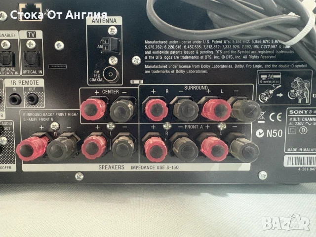 Ресийвър - SONY STR-DN1020, снимка 10 - Ресийвъри, усилватели, смесителни пултове - 46168052