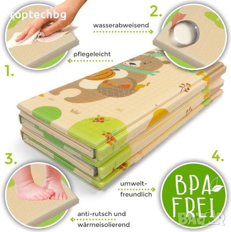 Сгъваемо килимче за игра 180x200, снимка 12 - Други - 42822330