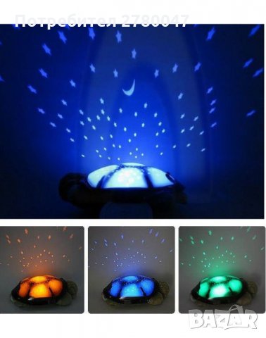 Музикална детска нощна лампа "Костенурка", снимка 4 - Детски нощни лампи - 30052665