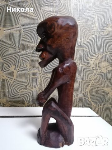 Африкански дърворезби от абаносова тежка дървесина, снимка 7 - Статуетки - 40112415