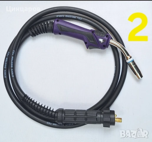 Шланг телоподаващ Миг-Маг, евроконектор, директно, гъвкава глава, видове, снимка 3 - Други машини и части - 50570711