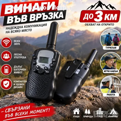 Комплект уоки-токи PMR