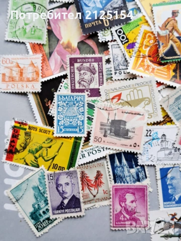 Лот от различни пощенски марки 100 бр.,от началото на 20 век., снимка 3 - Филателия - 42199747