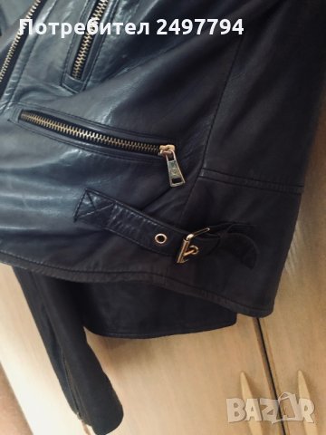 Кожено яке Massimo Dutti , снимка 6 - Якета - 29081100