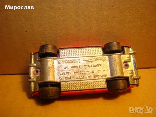 1:64 ??? MATCHBOX DODGE CHALLENGER МОДЕЛ КОЛИЧКА ИГРАЧКА, снимка 6 - Колекции - 48996617