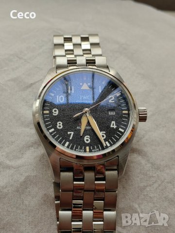  Автоматичен часовник IWC Schaffhausen Spitfire , снимка 9 - Мъжки - 44226551