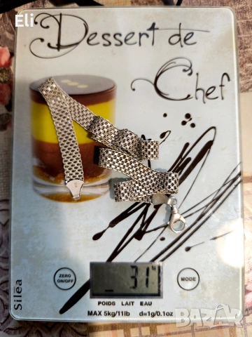 Сребърно колие, снимка 3 - Колиета, медальони, синджири - 53915037