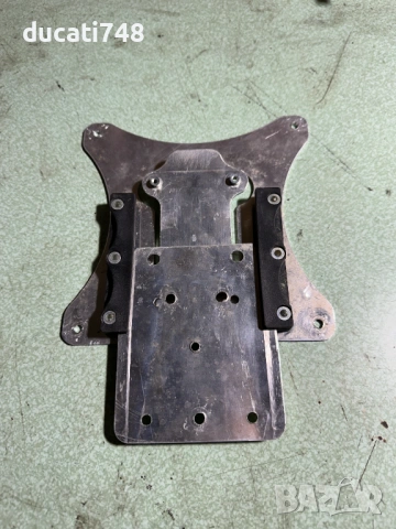 Алуминиева стойка за номер, мотоциклетна ендуро, бързо сваляне , снимка 4 - Части - 53065215