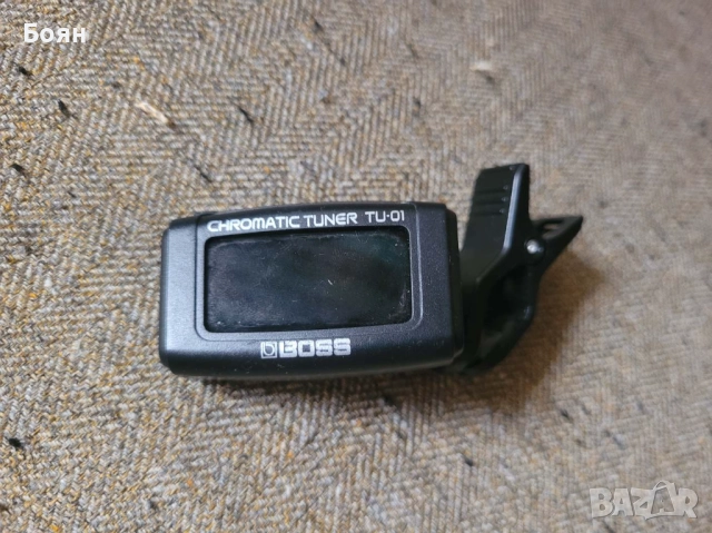 Продавам тунер за китара, бас и укелеле Boss TU-01 - 20 лв., снимка 4 - Китари - 51438787