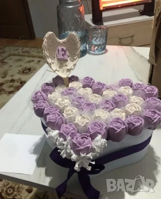 персонализиран букет от рози, снимка 2 - Декорация за дома - 51228484