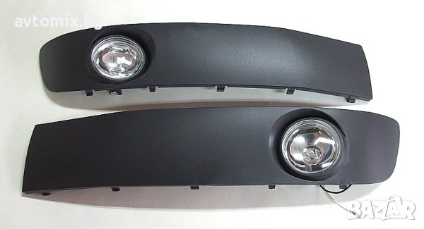 Комплект халогени с решетки и LED крушки, фарове за мъгла за VW T6 Trransporter след 2010 г., снимка 2 - Аксесоари и консумативи - 42034294