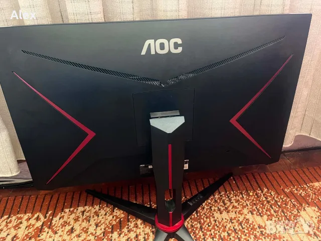 Монитор AOC 27G2AE, 27", QLED 144hz, снимка 2 - Монитори - 55952650
