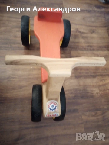 Дървено колело, снимка 2 - Детски велосипеди, триколки и коли - 51299467