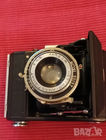 Стар мехов фотоапарат ZAISS IKON, NETTAR ANASTIGMAT. , снимка 9 - Фотоапарати - 49209261