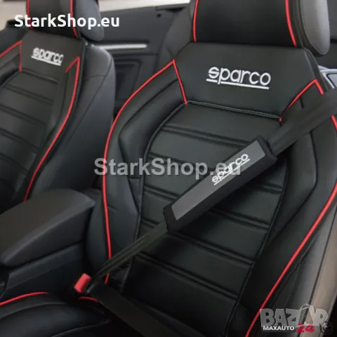  Протектор за колан Sparco син, черен, червен – 2бр, снимка 2 - Аксесоари и консумативи - 47525908