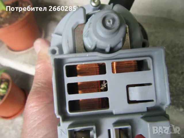 ДВИГАТЕЛ И ПОМПА ЗА ИЗТОЧВАНЕ НА ПЕРАЛНЯ "УЪРПУУЛ", снимка 7 - Перални - 50052826