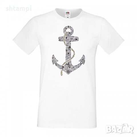 Мъжка тениска Anchor,котва Изненада,Подарък,Празник 
