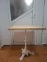 Винтидж маса с плот от естествено дьрво, снимка 2
