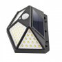 Водоустойчива соларна 100 LED стенна лампа с 3 режима , снимка 4