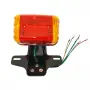 Правоъгълен стоп за мотор 12V с монтажни отвори 10.5 cm, снимка 1