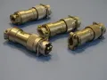 кръгъл конектор Souriau 840 series circular connector 4 contacts, снимка 8
