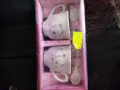чаши за кафе с лъжички , снимка 1