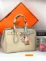 Топ изработка Hermes Birkin кожа 35см, снимка 16