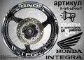 Honda Integra кантове и надписи за джанти, снимка 8