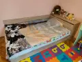 Легло с матрак и ракла, снимка 1