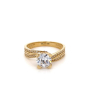 Златен дамски пръстен 3,28гр. размер:55 14кр. проба:585 модел:22109-6, снимка 1 - Пръстени - 44768766